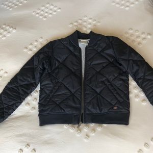 quilted bomber jacket